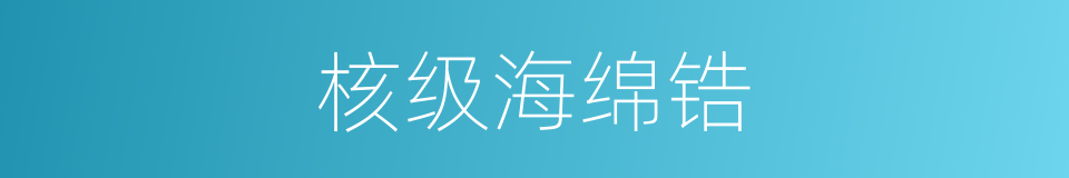 核级海绵锆的同义词