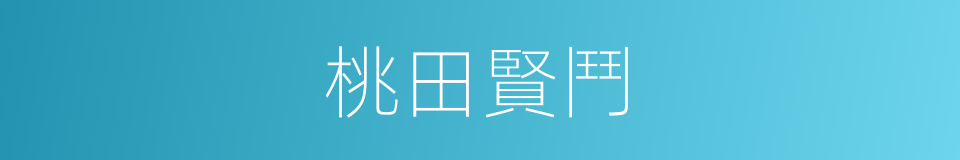 桃田賢鬥的同義詞