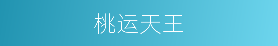 桃运天王的同义词
