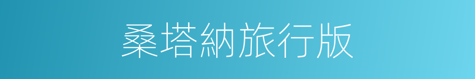 桑塔納旅行版的同義詞
