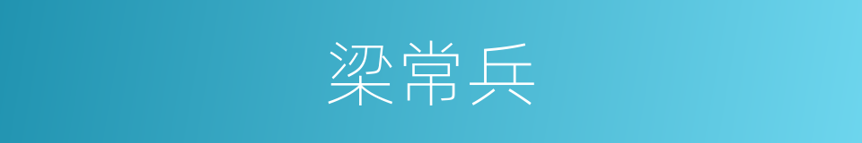 梁常兵的同义词