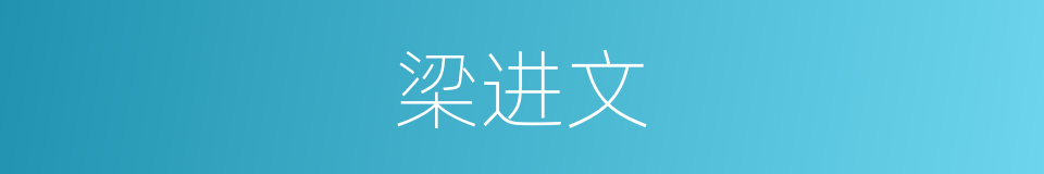 梁进文的同义词