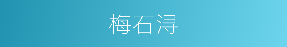 梅石浔的同义词