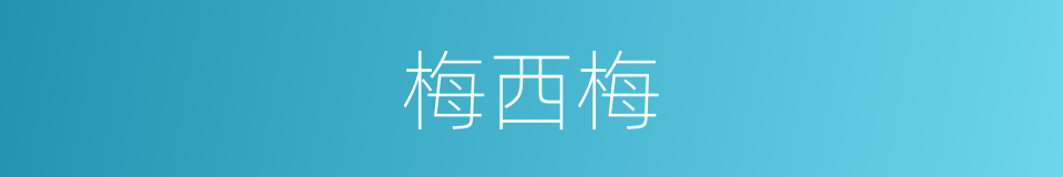 梅西梅的同义词