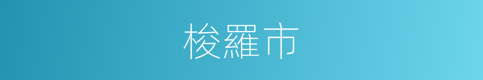 梭羅市的同義詞