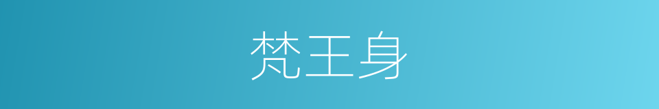 梵王身的同义词