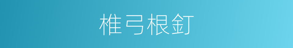 椎弓根釘的同義詞