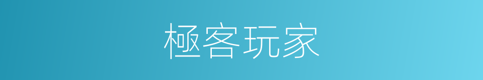 極客玩家的同義詞