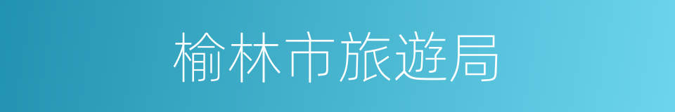 榆林市旅遊局的同義詞