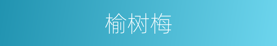 榆树梅的同义词