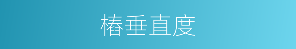 樁垂直度的同義詞