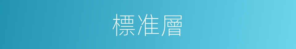 標准層的同義詞