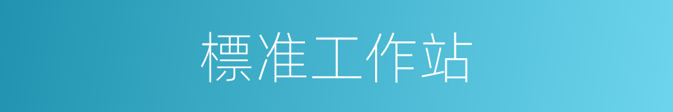標准工作站的同義詞