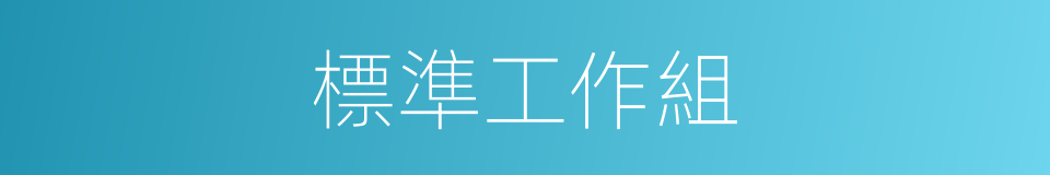 標準工作組的同義詞