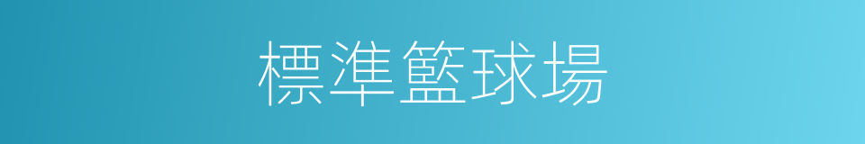 標準籃球場的同義詞