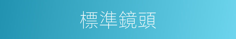 標準鏡頭的意思