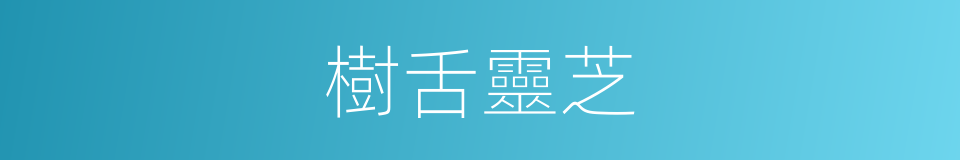 樹舌靈芝的同義詞
