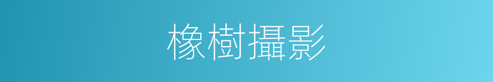 橡樹攝影的同義詞