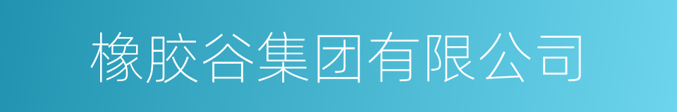 橡胶谷集团有限公司的同义词