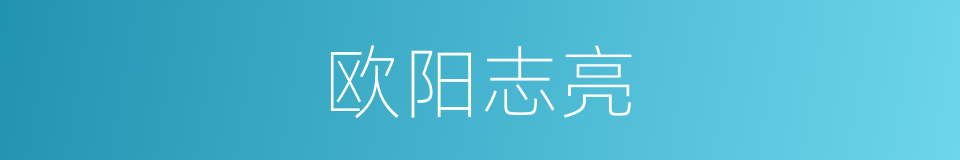 欧阳志亮的同义词