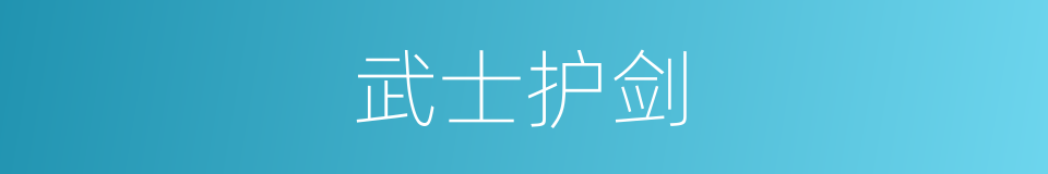 武士护剑的同义词
