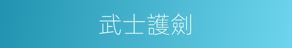 武士護劍的同義詞
