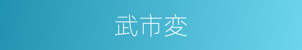 武市変的同义词