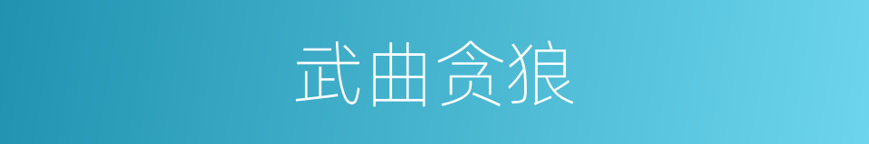 武曲贪狼的同义词