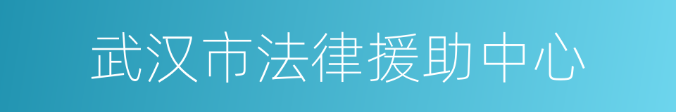 武汉市法律援助中心的同义词