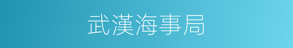 武漢海事局的同義詞