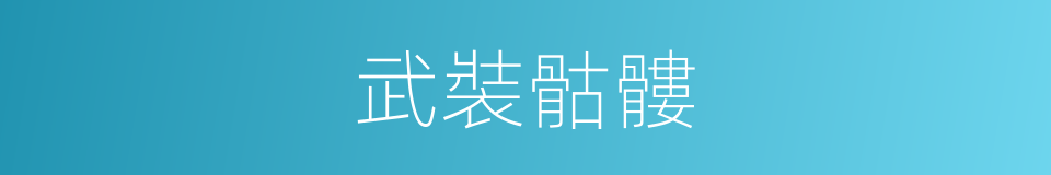 武裝骷髏的同義詞