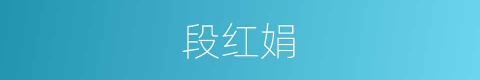 段红娟的同义词