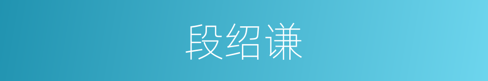 段绍谦的同义词