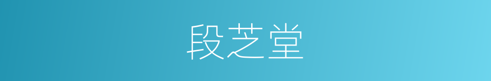 段芝堂的同义词