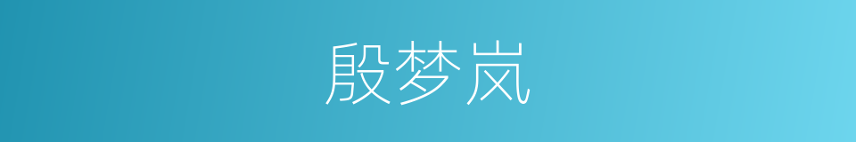 殷梦岚的同义词