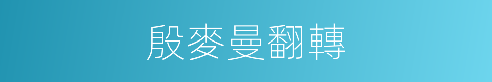 殷麥曼翻轉的同義詞