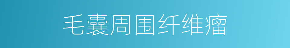 毛囊周围纤维瘤的同义词