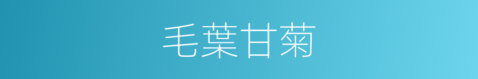 毛葉甘菊的同義詞