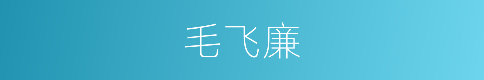 毛飞廉的同义词
