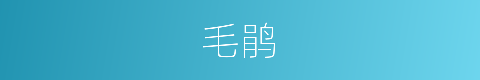 毛鹃的同义词