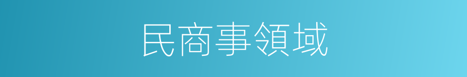 民商事領域的同義詞