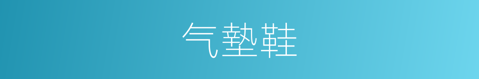 气墊鞋的同義詞