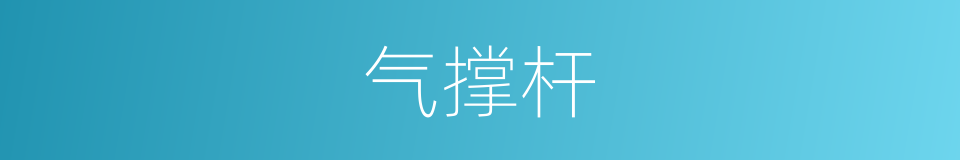 气撑杆的同义词