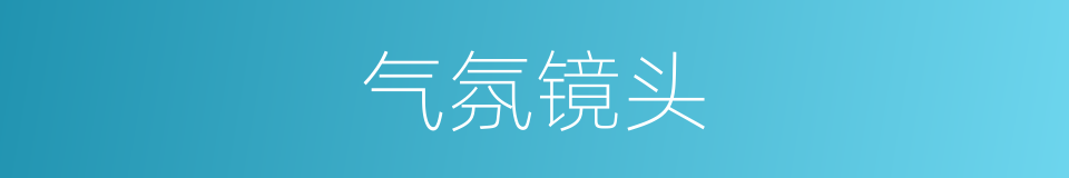 气氛镜头的同义词
