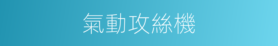 氣動攻絲機的同義詞