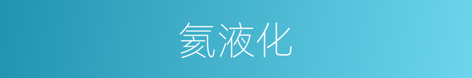 氦液化的同义词