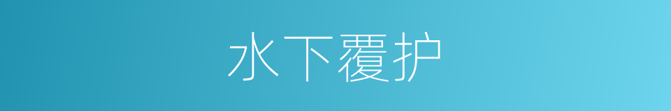 水下覆护的同义词