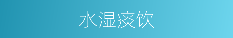 水湿痰饮的同义词