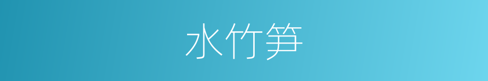 水竹笋的同义词