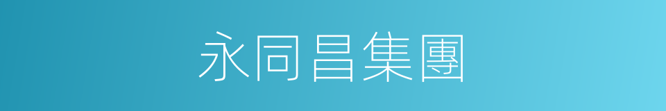永同昌集團的同義詞
